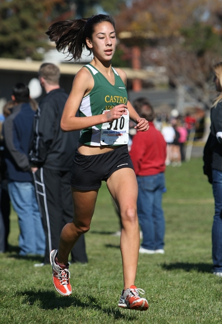 NCS XC D1 Girls-034.JPG - 2009 North Coast Section Cross Country Championships, Hayward High School, Hayward, California